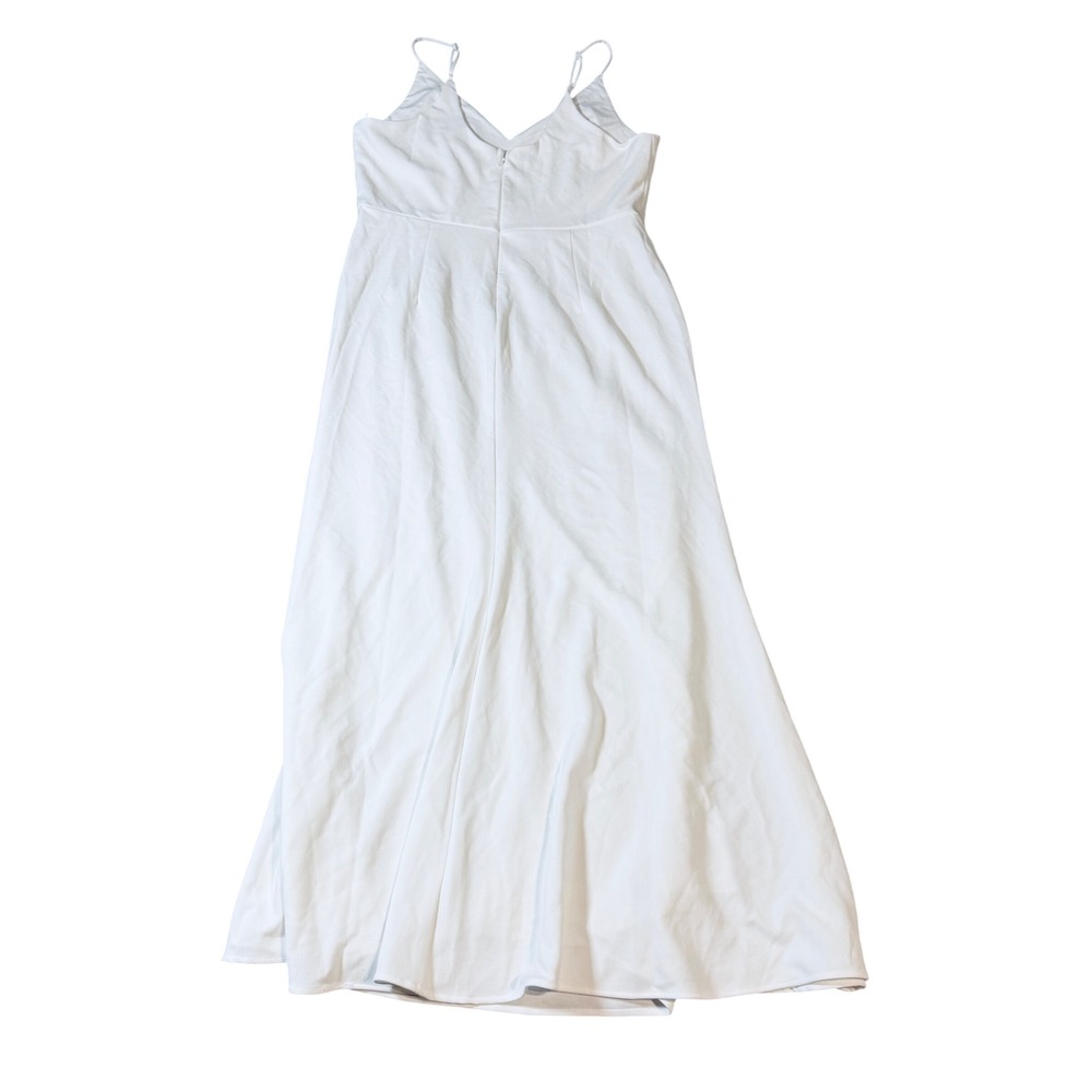 NEW Lulus 2XL Plus‎ Size Infinite Glory White Maxi Dress Ivory Adjustable Straps - Picture 9 of 10